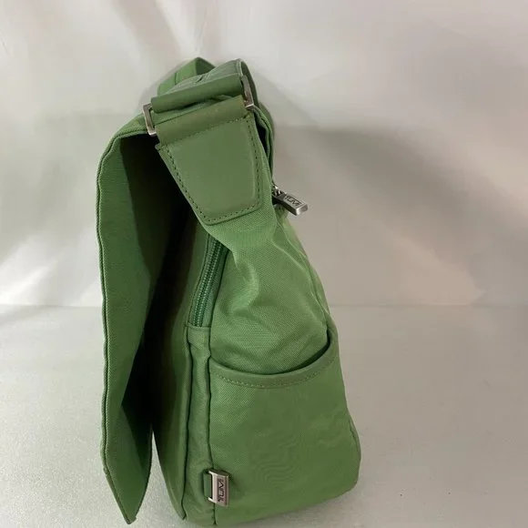 TUMI Green Nylon Messenger Bag Messenger Bags
